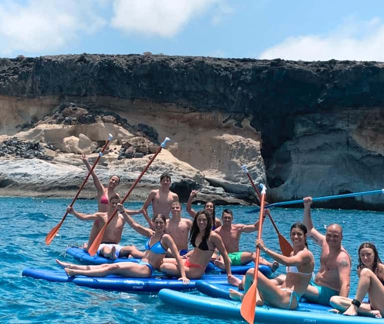 TENERIFE SUR | unforgettable SUP - SNORKELING EXPERIENCE - Snorkeling break in a quiet bay (what to expect)
