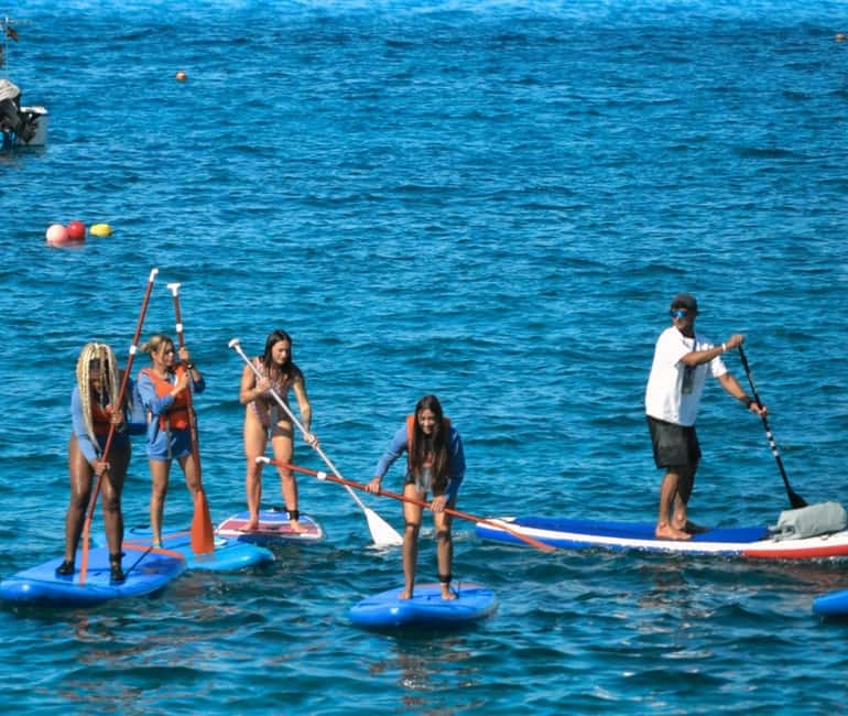 TENERIFE SUR | unforgettable SUP - SNORKELING EXPERIENCE - Meeting at Il Locale, then getting geared up fast