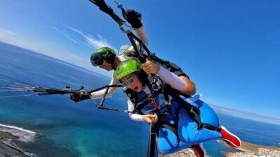 Tandem Paragliding Flight with Pickup