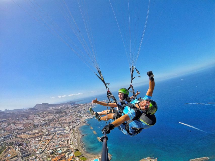 Tenerife: Tandem Paragliding Flight with Pickup - Taking the Controls, With Close Guidance