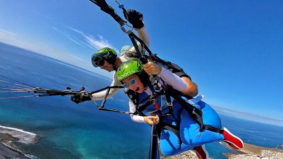 Tenerife: Tandem Paragliding Flight with Pickup - Pickup in Costa Adeje, Los Cristianos, and Las Americas