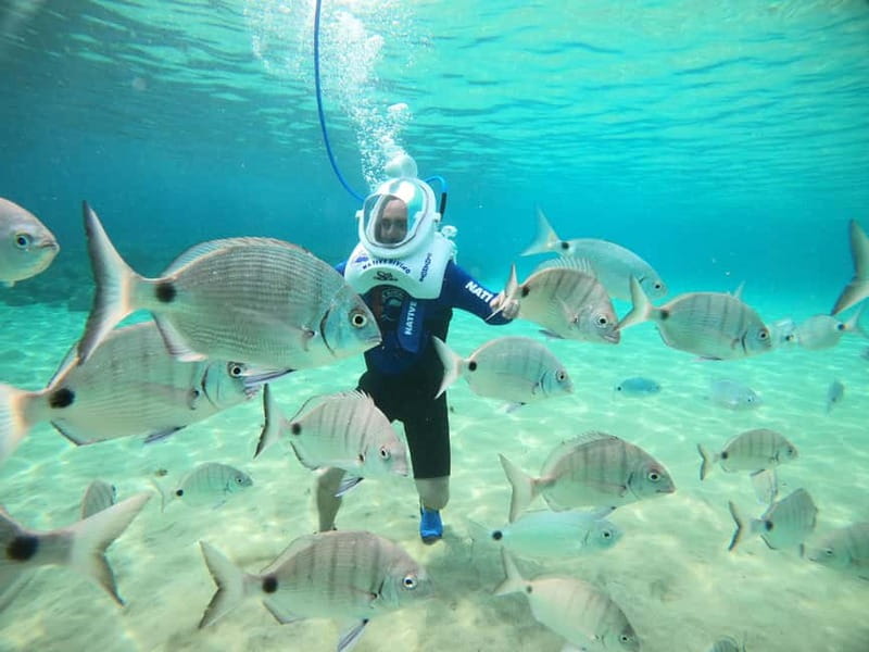 Tenerife: Underwater Walk - Sea Trek Experience - Small groups, two underwater at a time: why the guidance feels personal