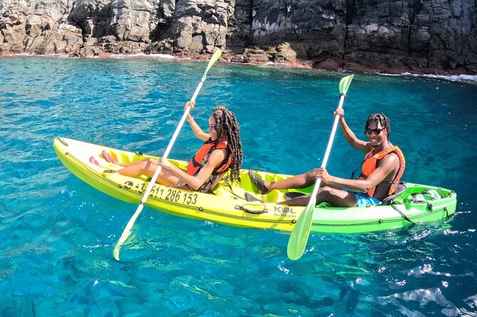 Turtle and Dolphin Watching Kayaking and Snorkeling Tour - The Palm Mar cave stop: why that pause matters