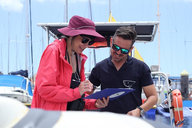 Whale Watching and Marine Science Tour - The hands-on science part: hydrophone and sound recorder