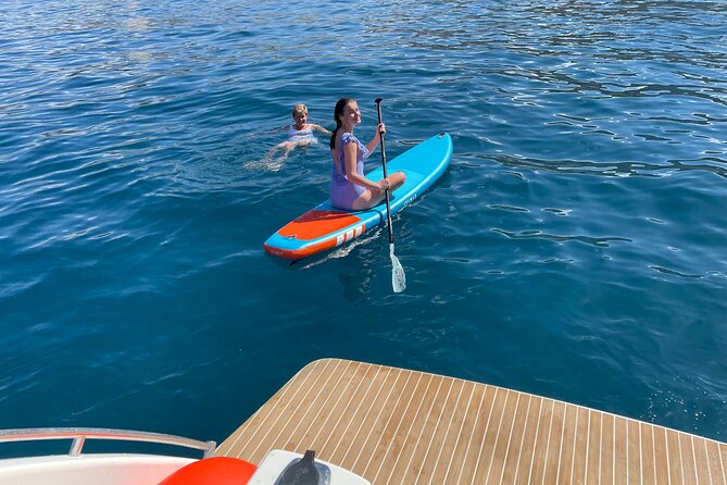 Whales and Dolphins excursion on a Luxury Yacht in Canary Islands - The Los Cristianos swim and snorkel stop: your included break in crystal water